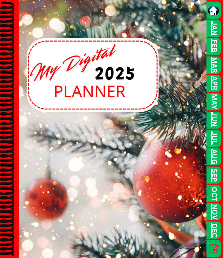 Digital Planner 2025-for Christmas lovers