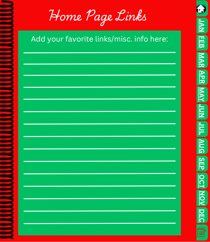 Digital Planner 2025-for Christmas lovers