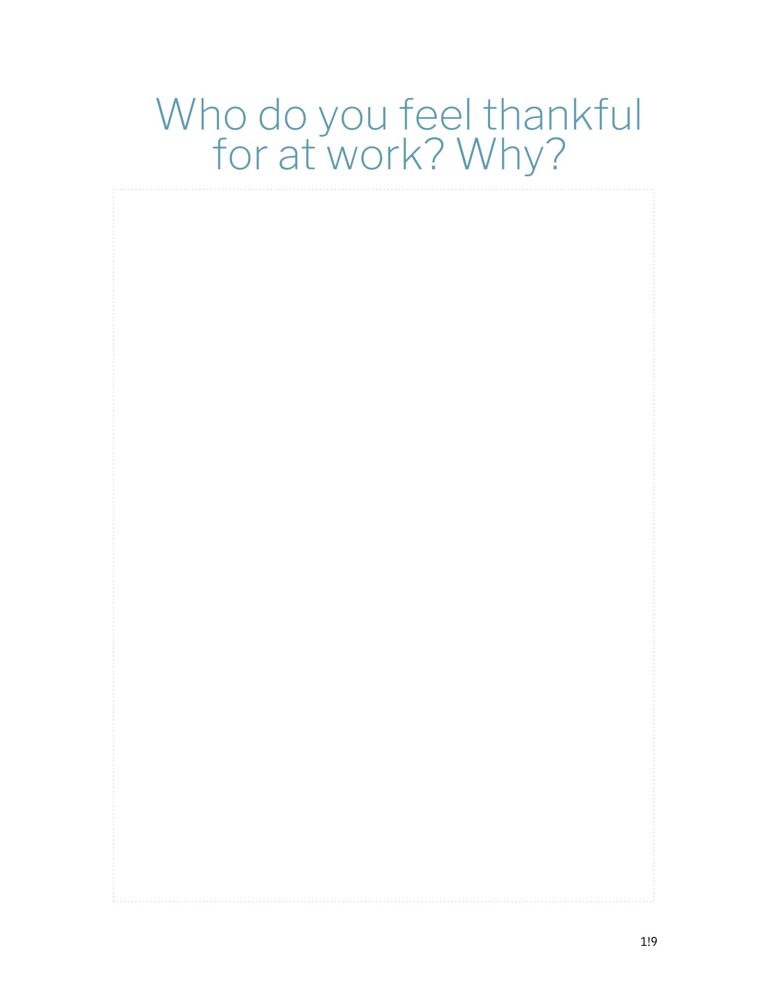 Gratitude Journal
