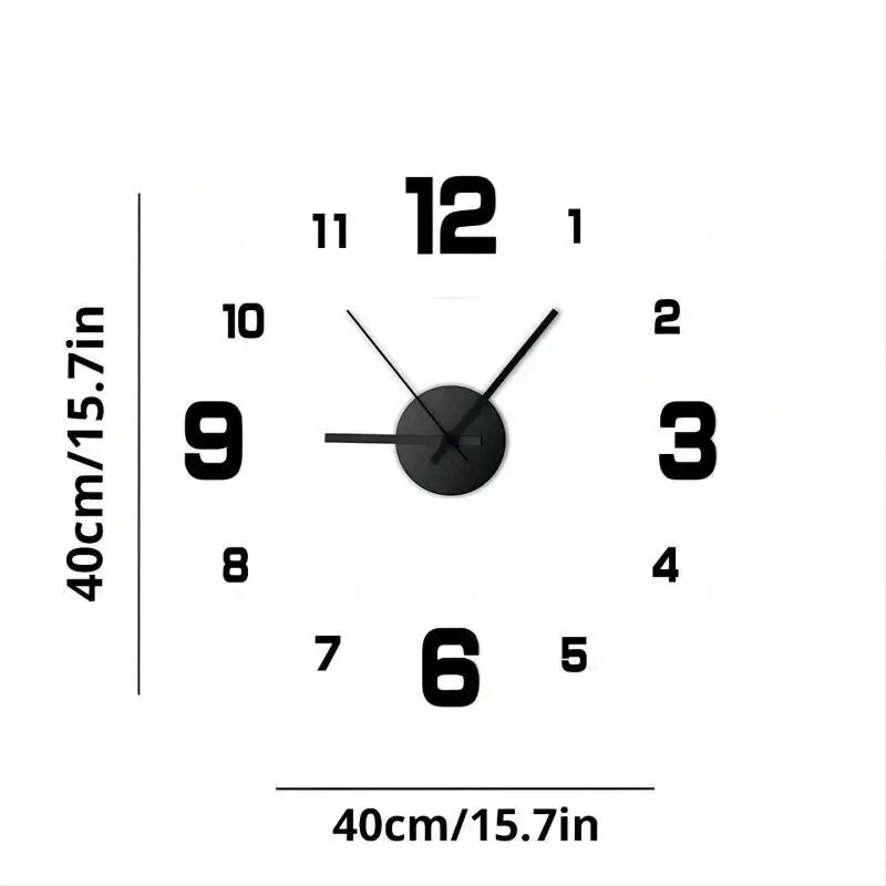Relógio de Parede 3D DIY  50 CM
