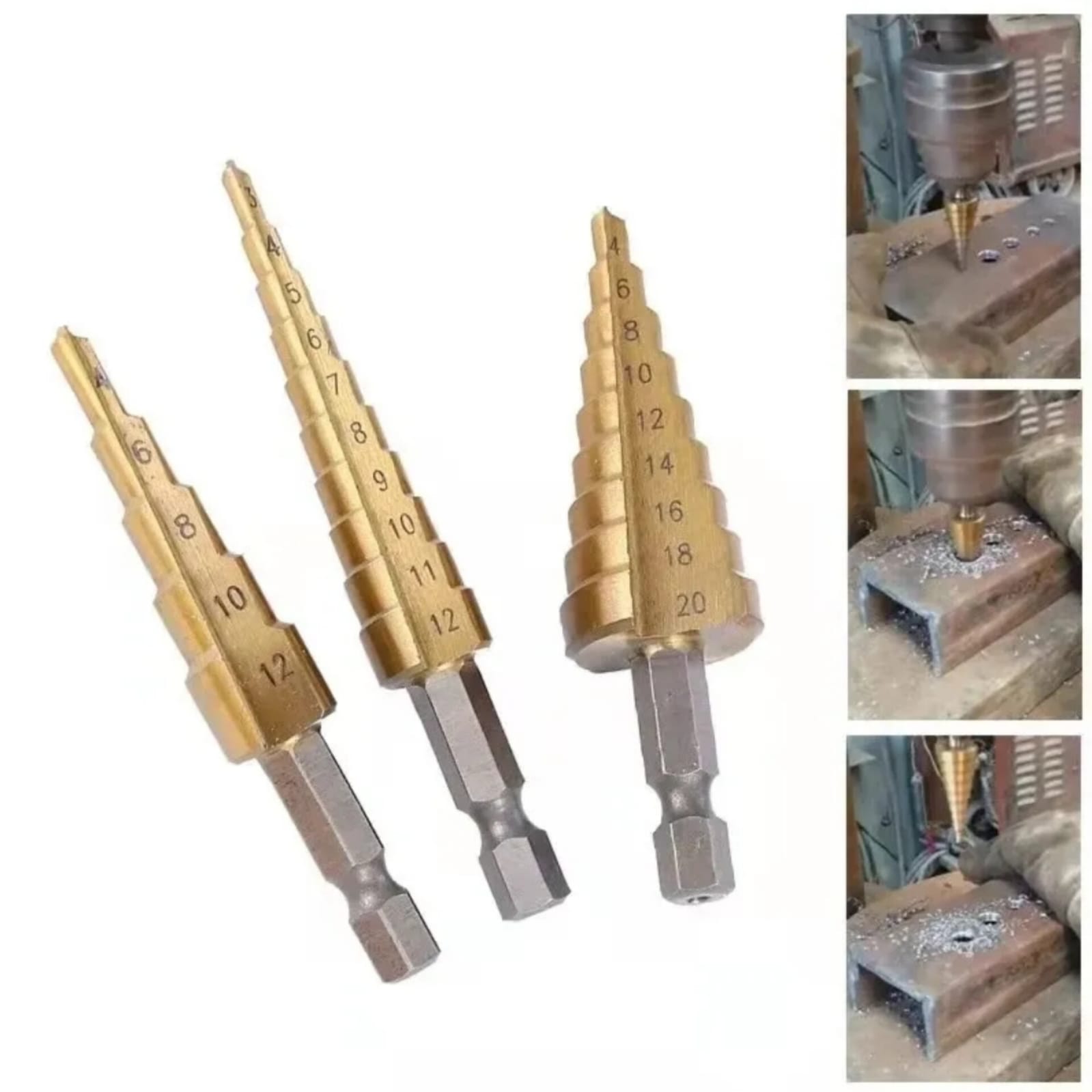 Kit de Brocas Escalonadas