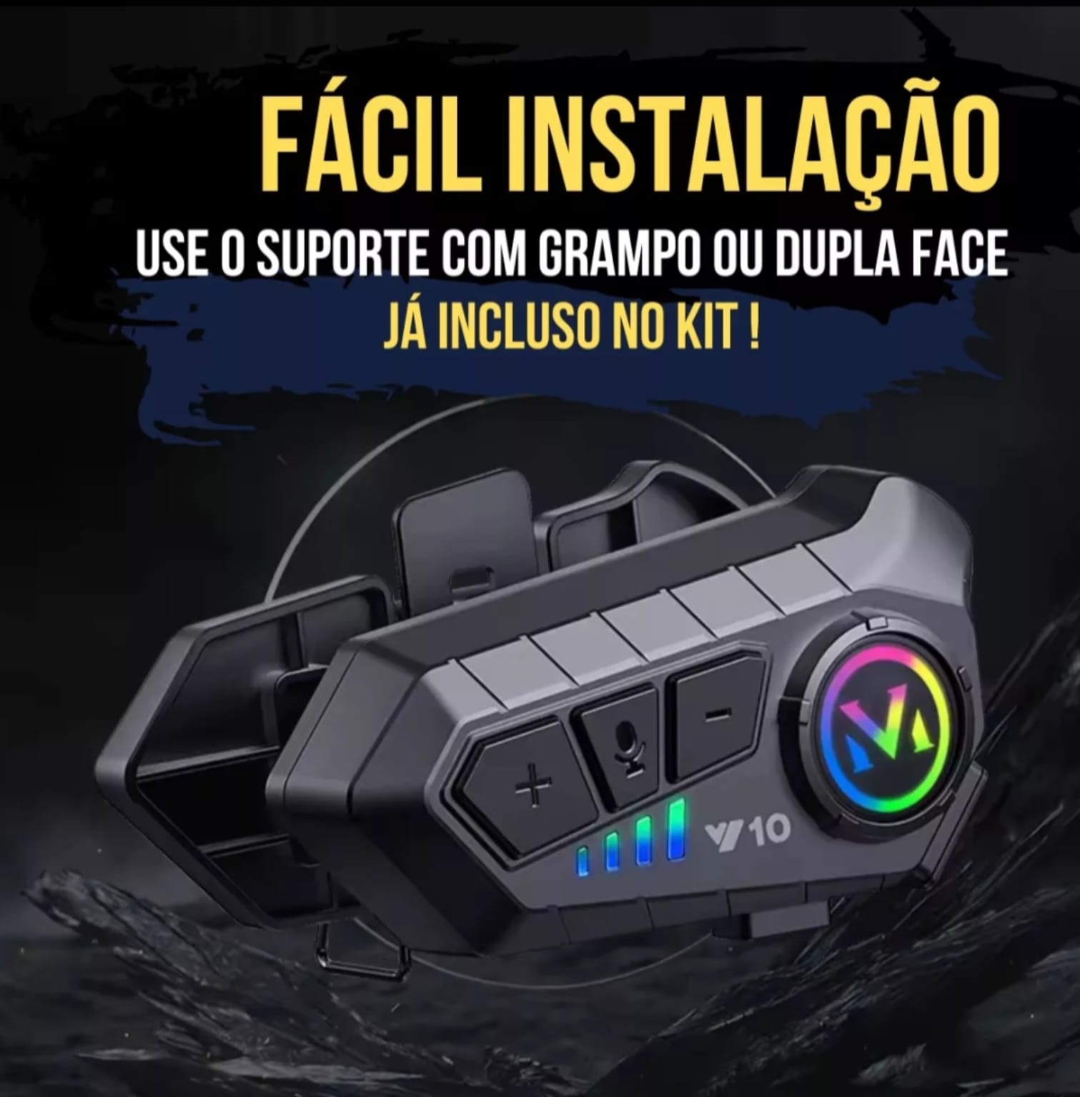 Fone Bluethoot Para Capacete