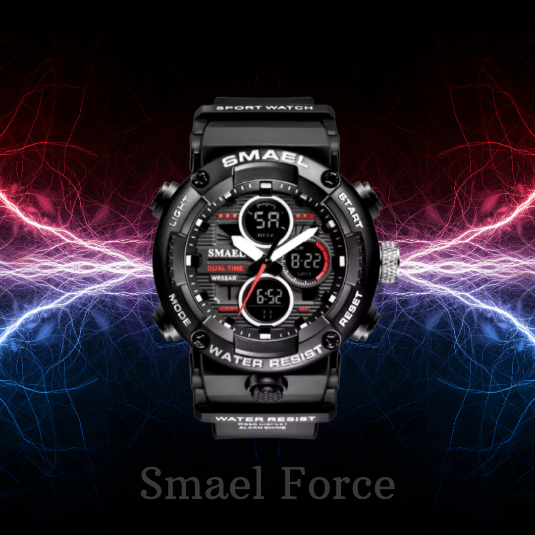 Relógio Dual Time Smael Force