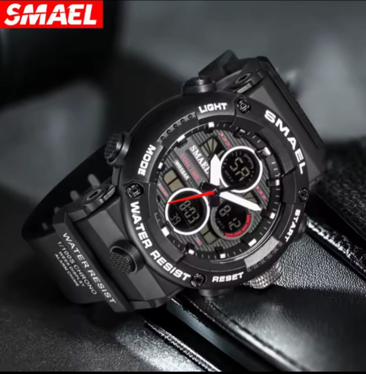 Relógio Dual Time Smael Force