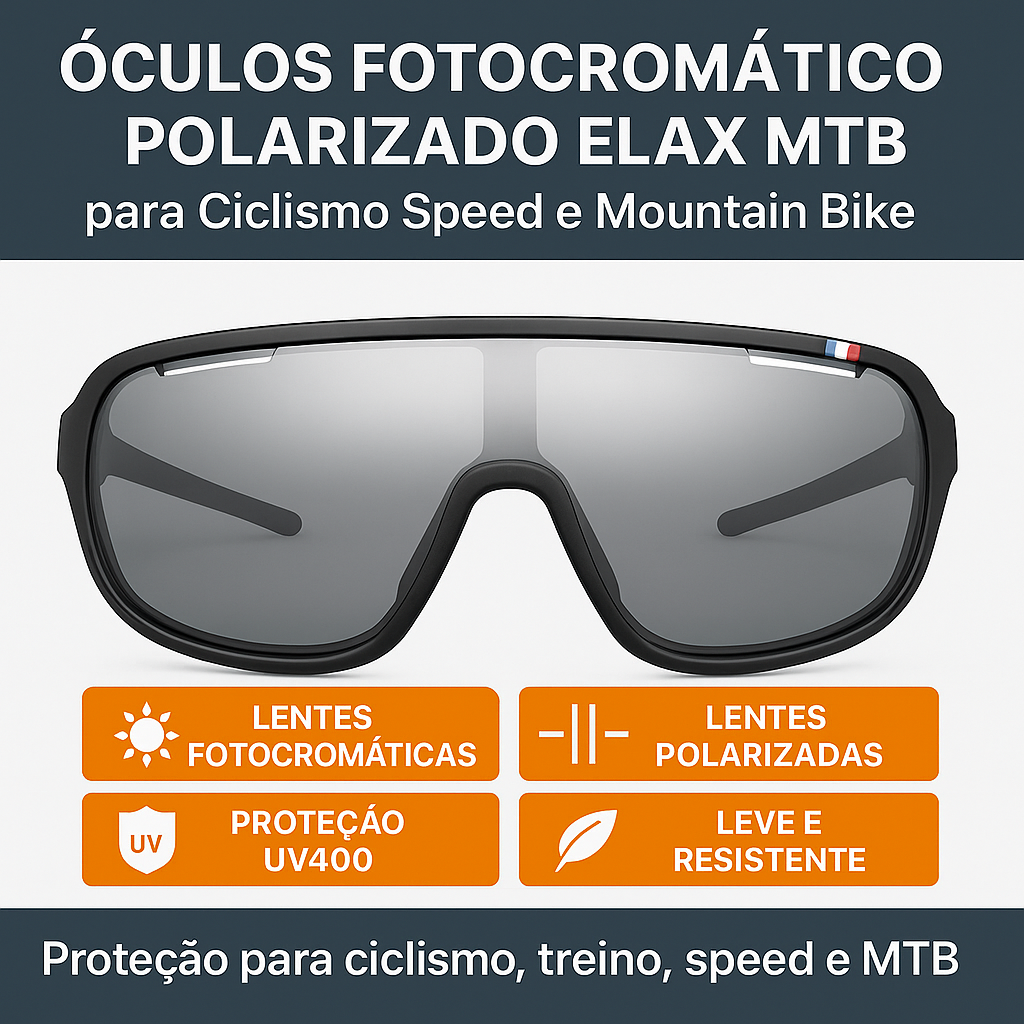 Óculos Fotocromático Polarizado ELAX MTB