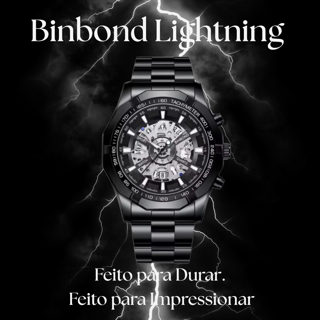 Relógio Masculino Binbond Lightning