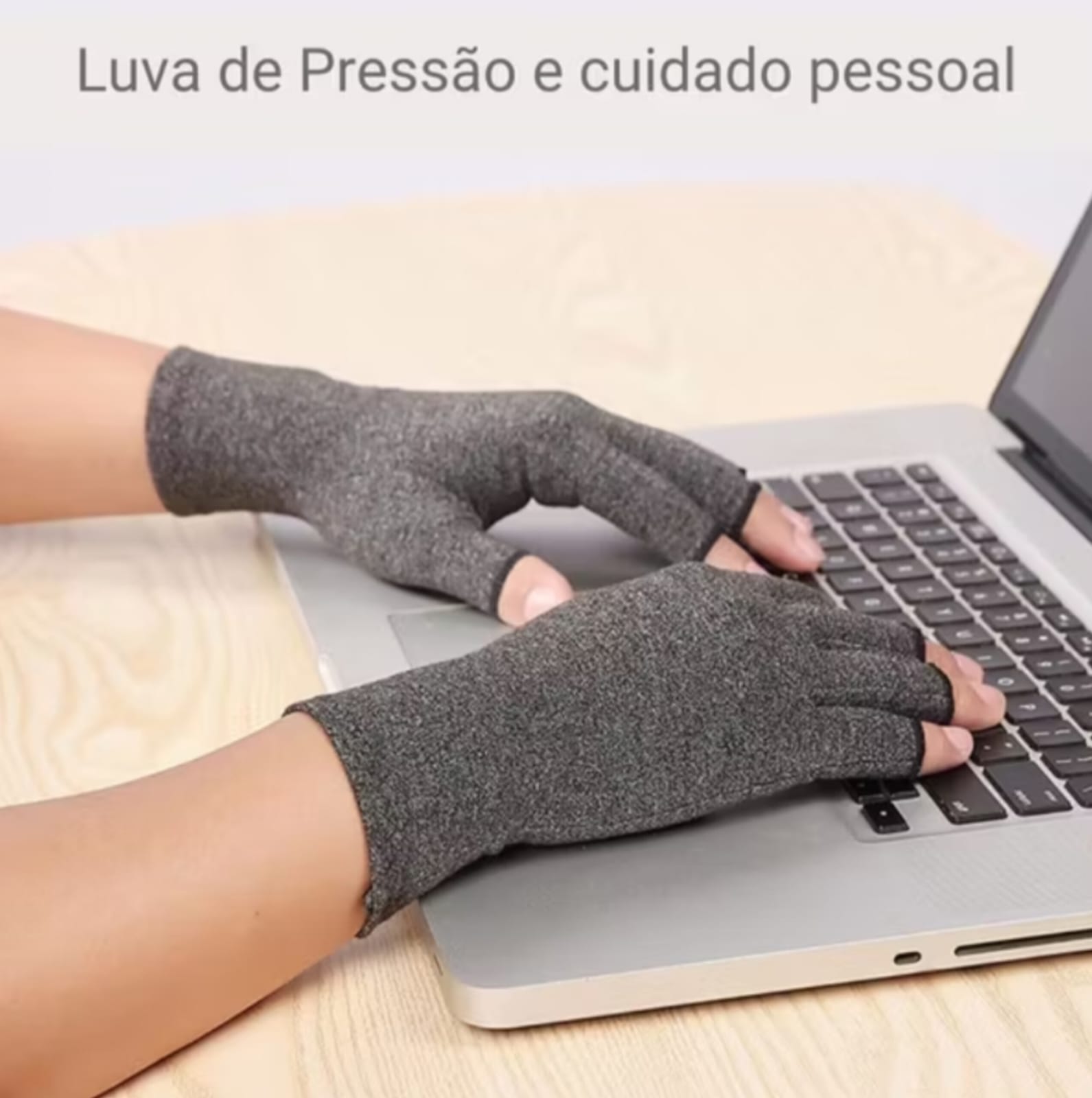 Luva De Compressâo Para Alivio De Dores e Tratamento de Tendinite e Artrite