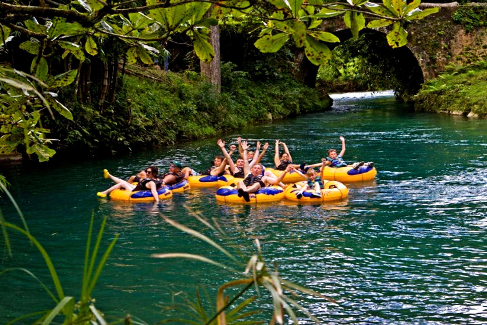 Dunns River, River Tubing and Blue Hole