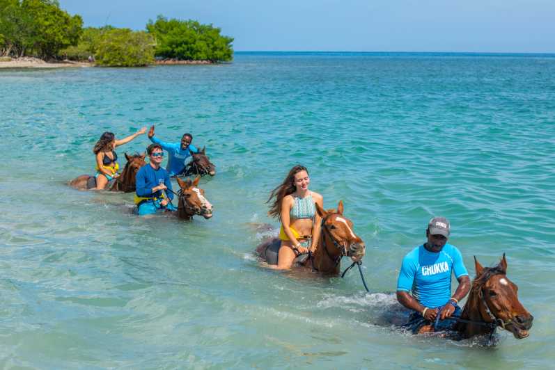 HORSEBACK RIDING, BLUE HOLE & BAMBOO RAFTING