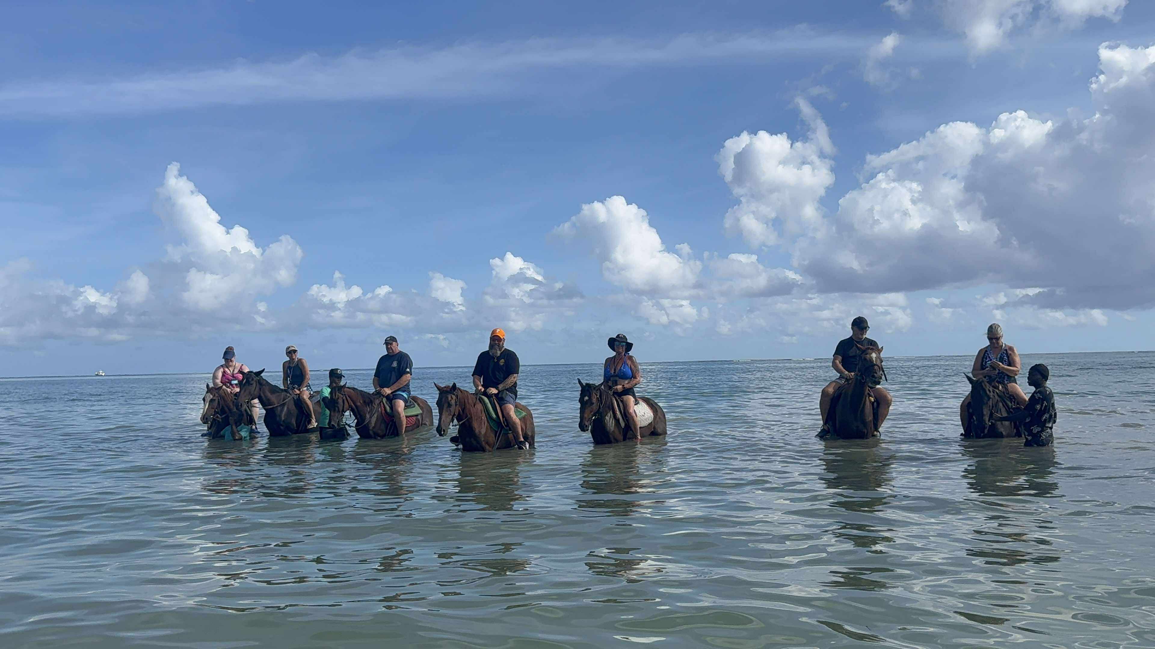 HORSEBACK RIDING AND RIVER RAFTING