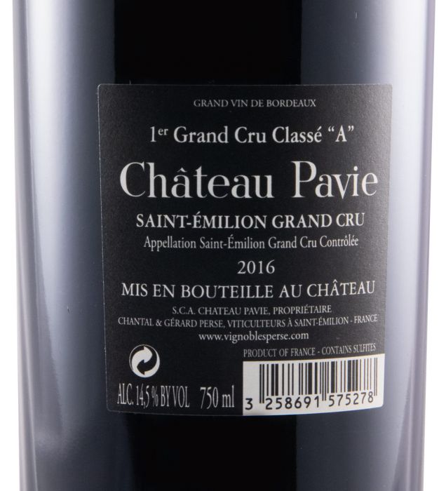 CHATEAU PAVIE 2016 SAINT-EMILION