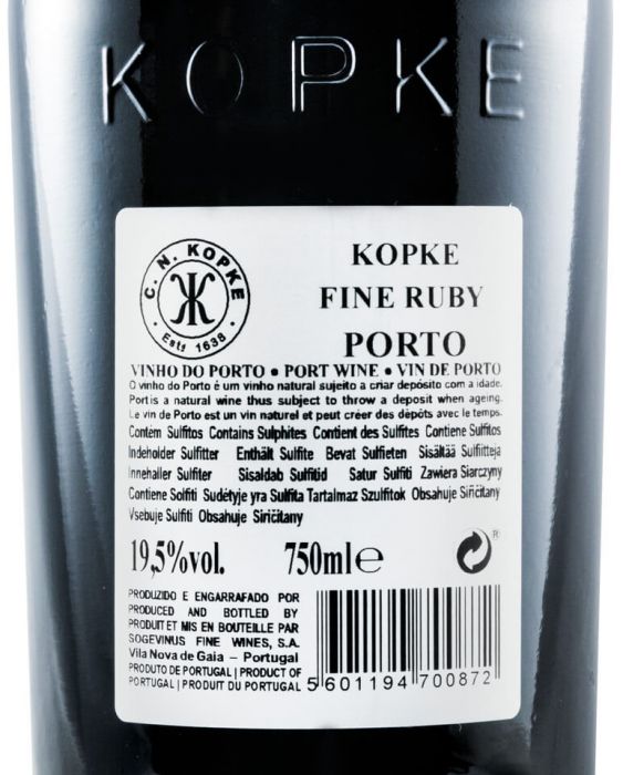 Kopke Fine Ruby Port Wine