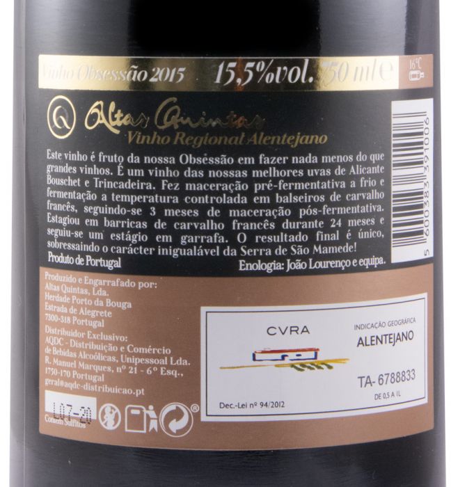 OBSESSAO ALTAS QUINTAS 2015