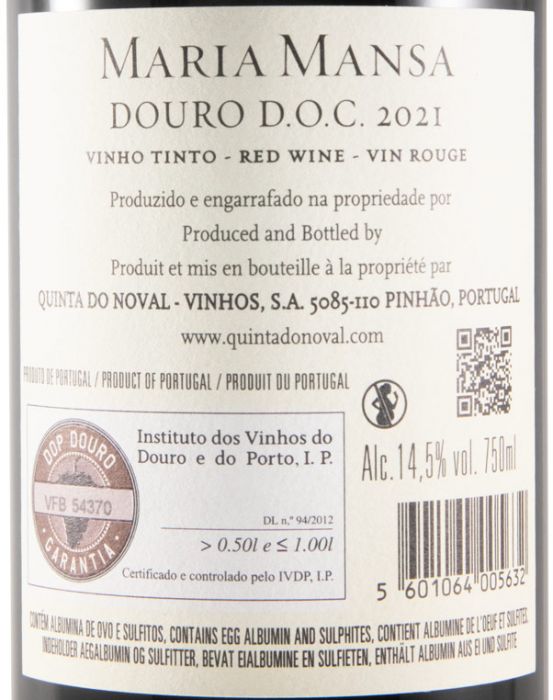 Maria Mansa Douro DOC 2021
