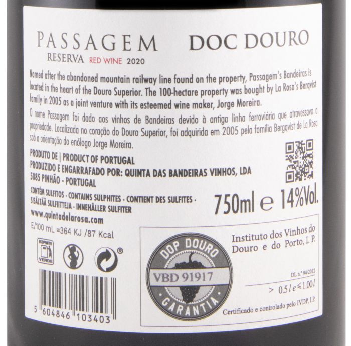 Passagem Reserva 2020