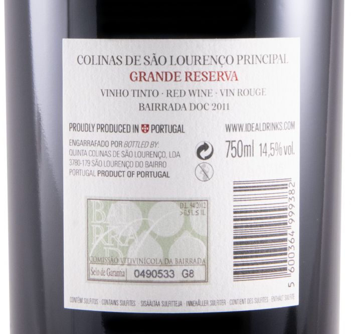 PRINCIPAL 2011 GRANDE RESERVA