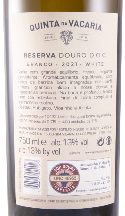 Quinta da Vacaria Reserva Douro DOC 2021