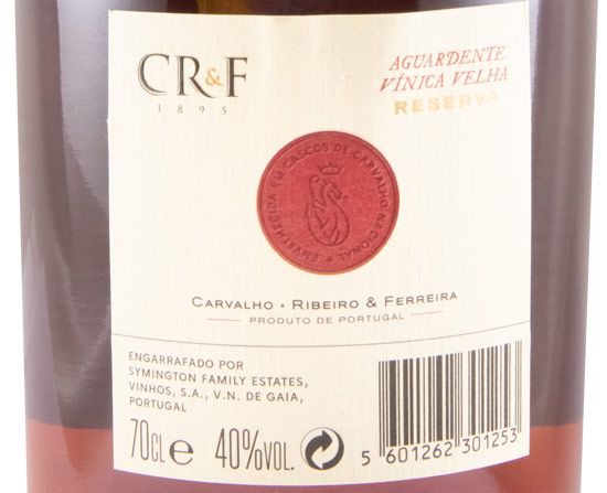 CR&F Aguardente Vínica Velha Reserva