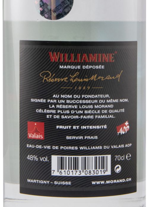POIRE WILLIAMINE MORAND RESERVE