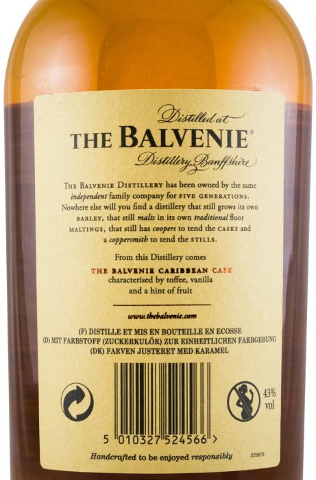Balvenie 14 Years Caribbean Cask
