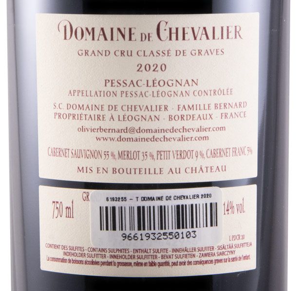 Domaine de Chevalier 2020 