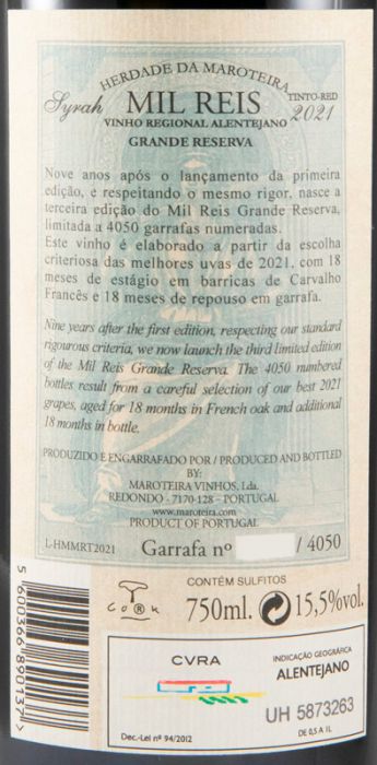 Mil Reis Grande Reserva 2021