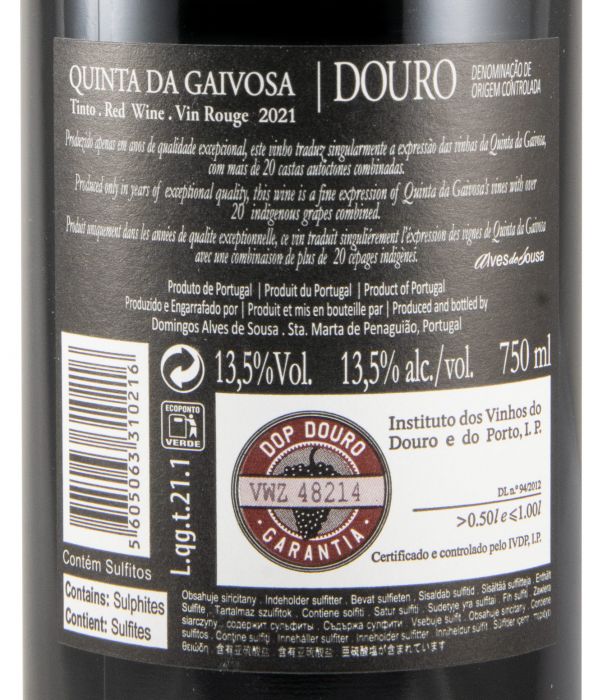 Quinta da Gaivosa 2021