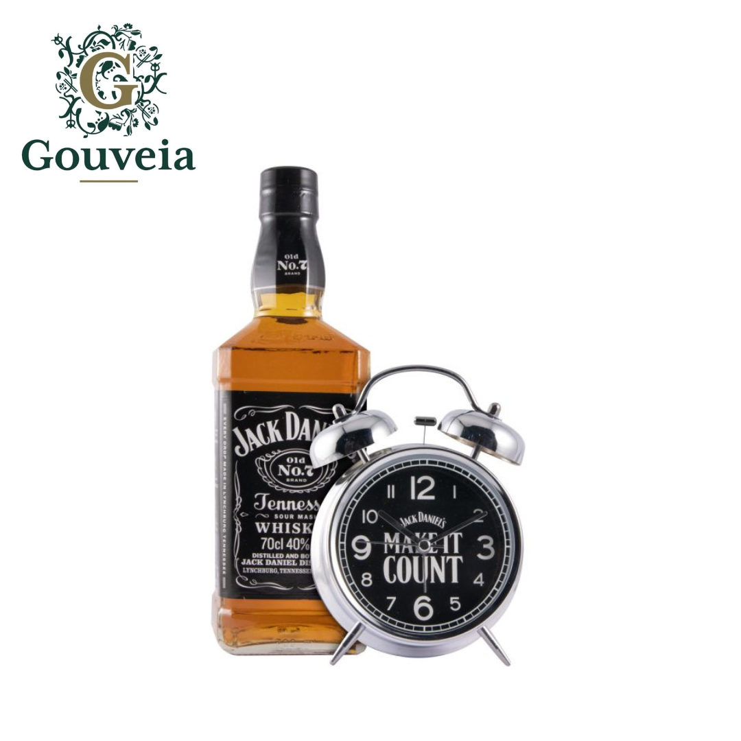 Jack Daniel's Tennessee Whiskey with Alarm Clock