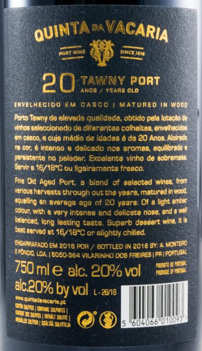 QUINTA DA VACARIA 20 ANOS