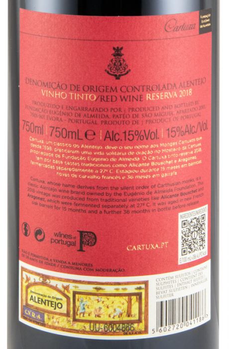 Cartuxa Reserva 2018