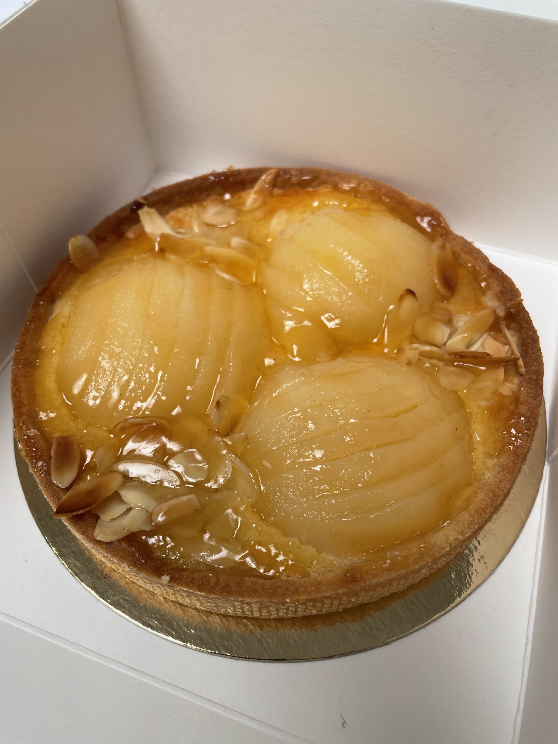 Tarte poire amande