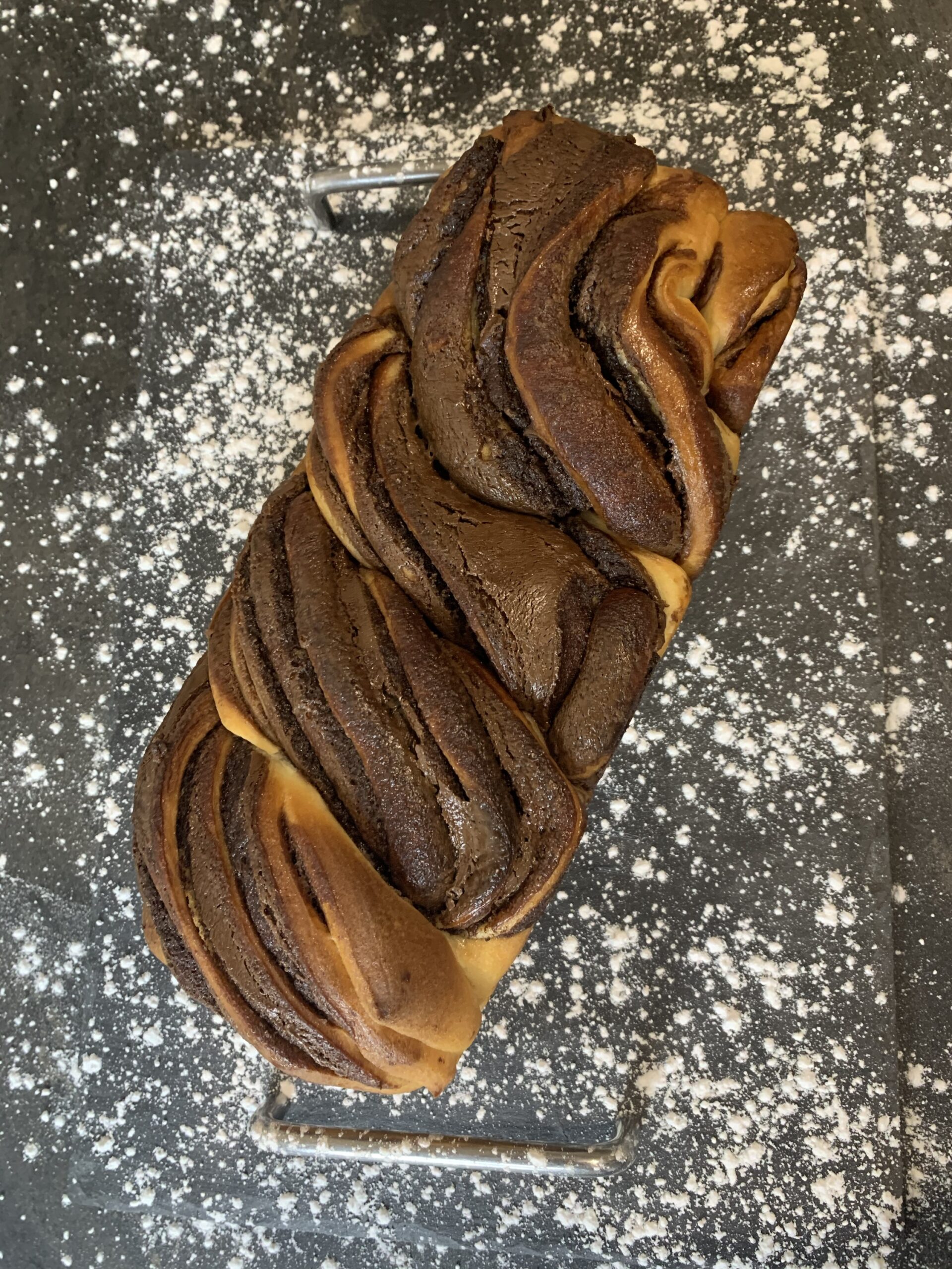 Babka Nutella et pépites de chocolat