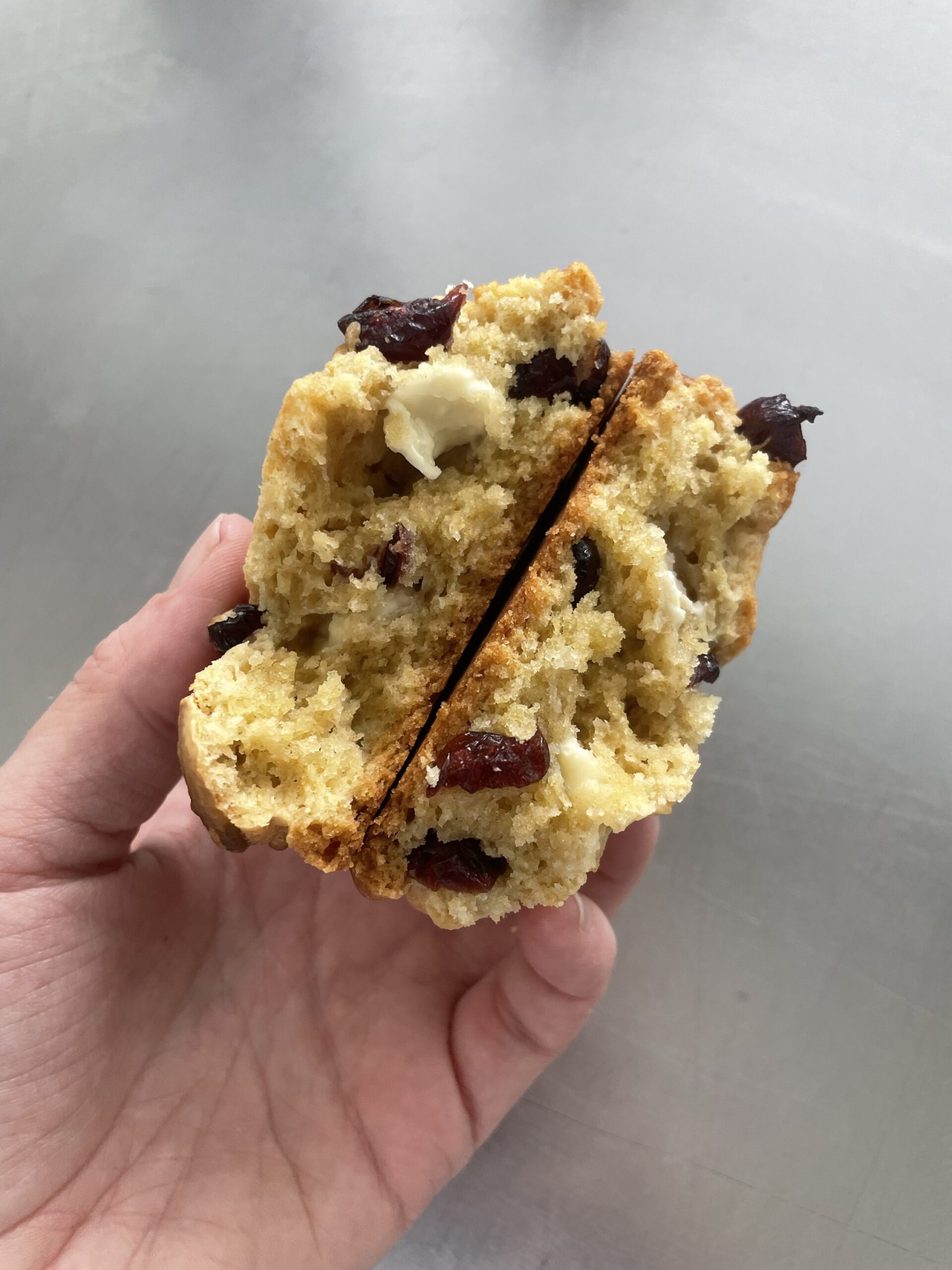 Cookies cranberry / chocolat blanc