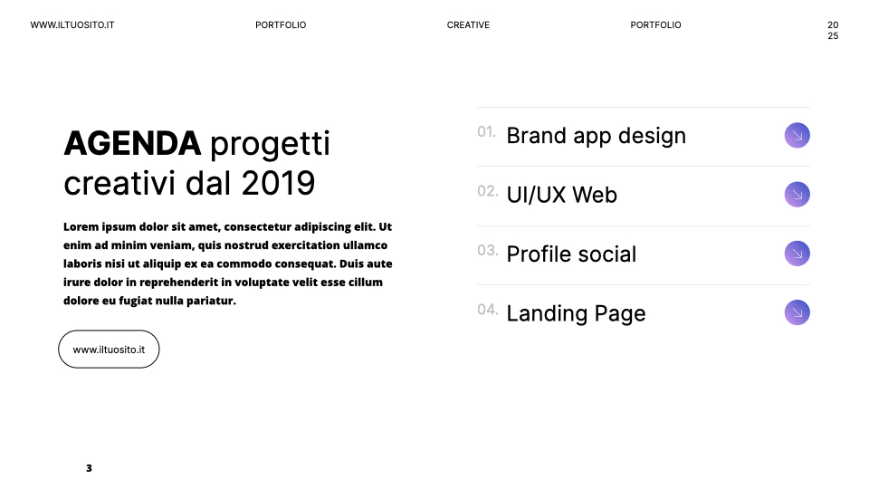 Portfolio creative design