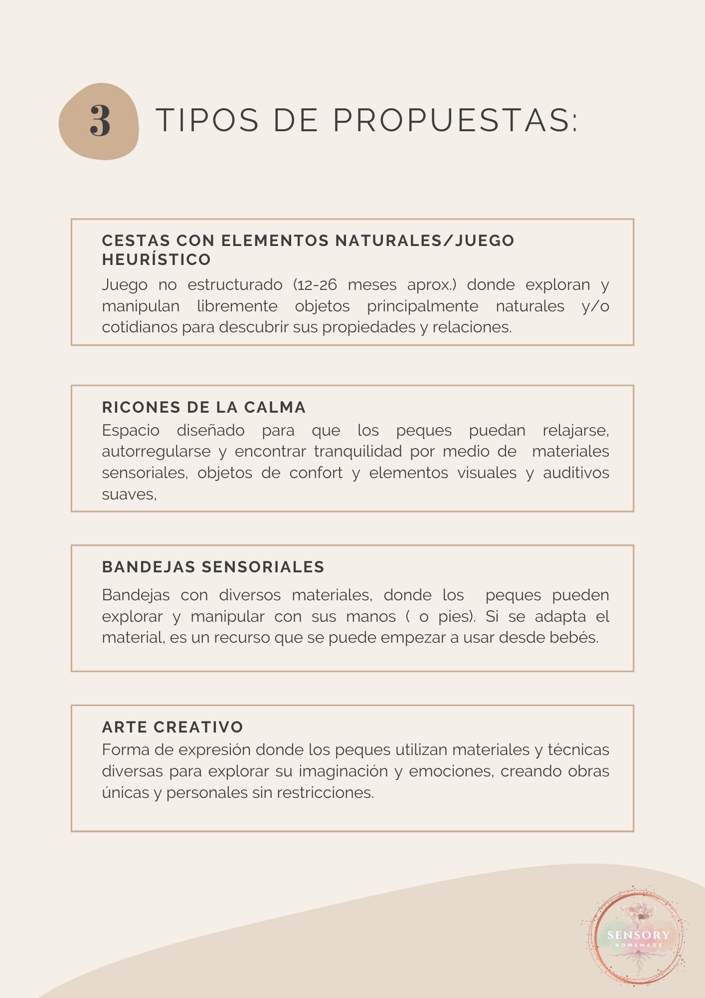 Guía práctica: Cómo crear propuestas sensoriales
