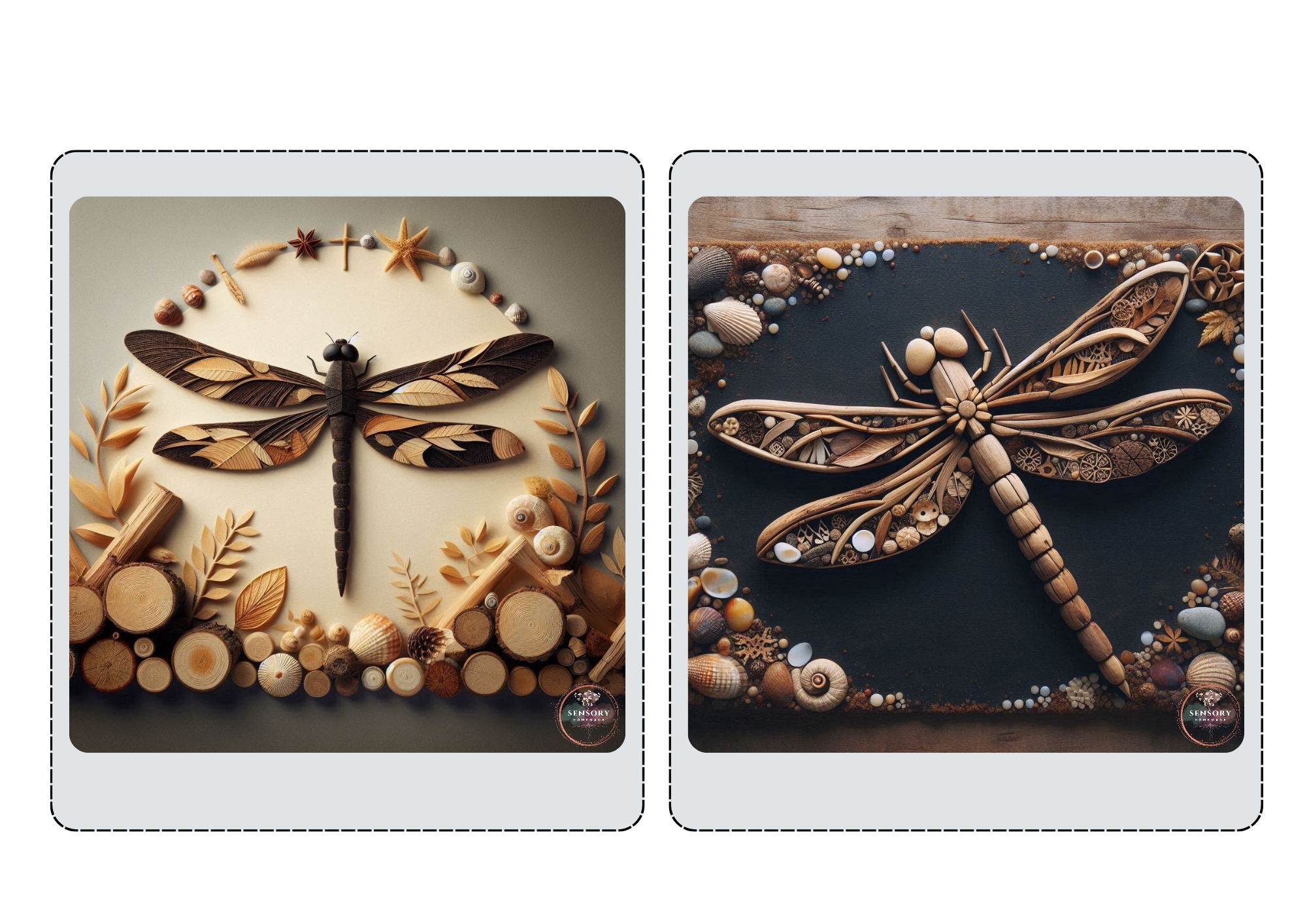 Creaciones artisticas con elementos naturales