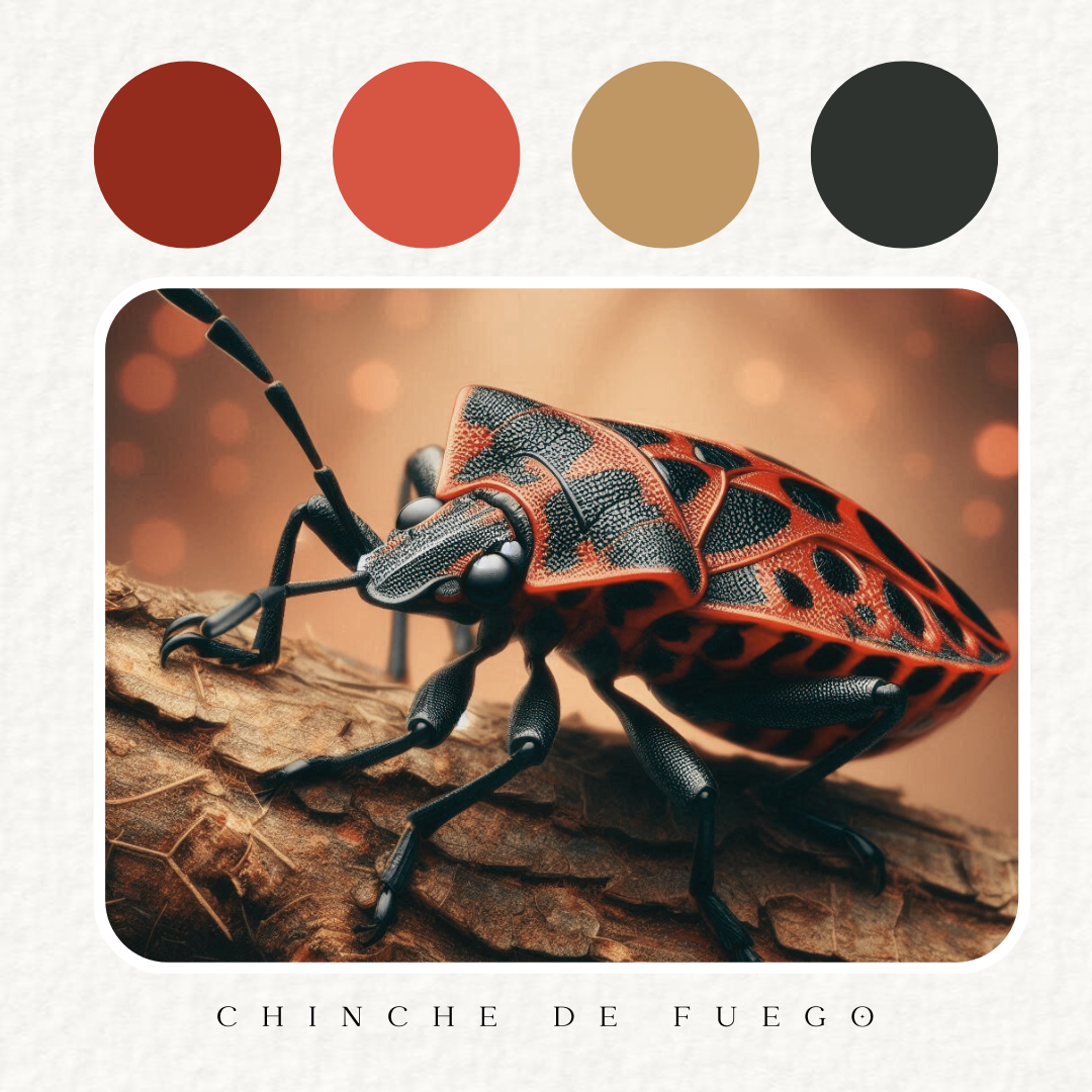 Matices cromáticos insectos