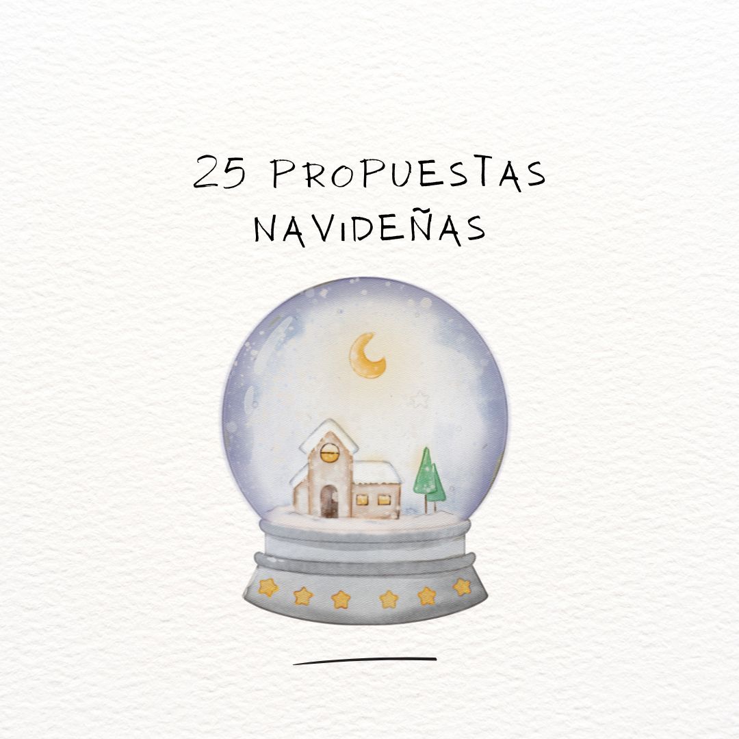 Calendario Adviento con 25 propuestas Navideñas