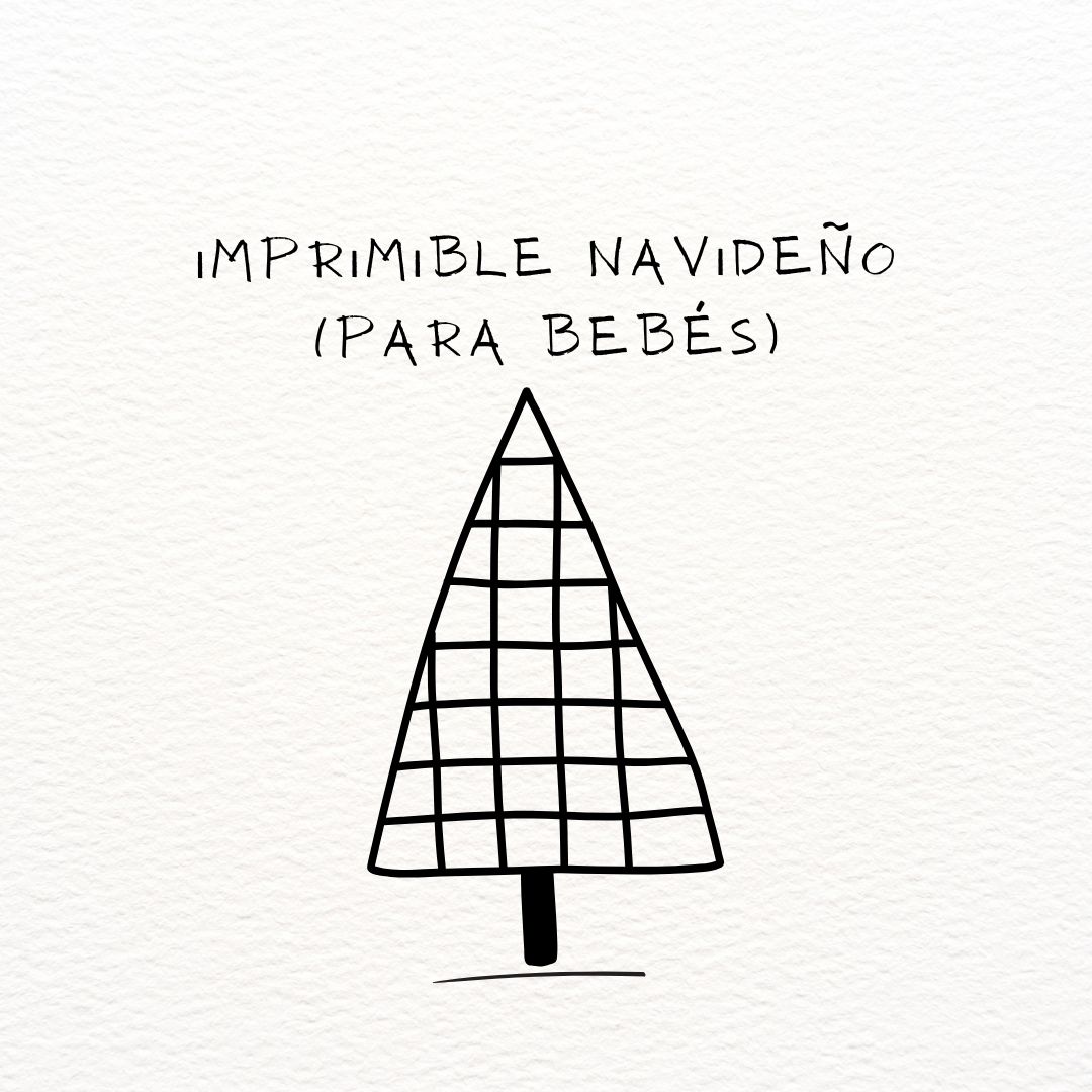 Imprimible Navideño para bebés 
