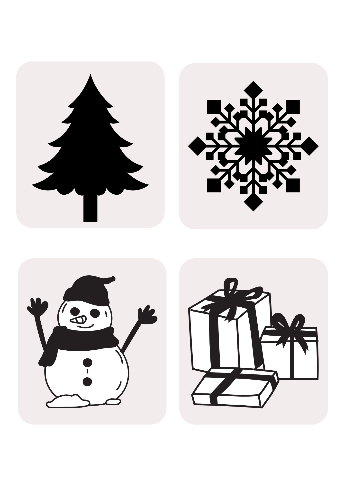 Imprimible Navideño para bebés 