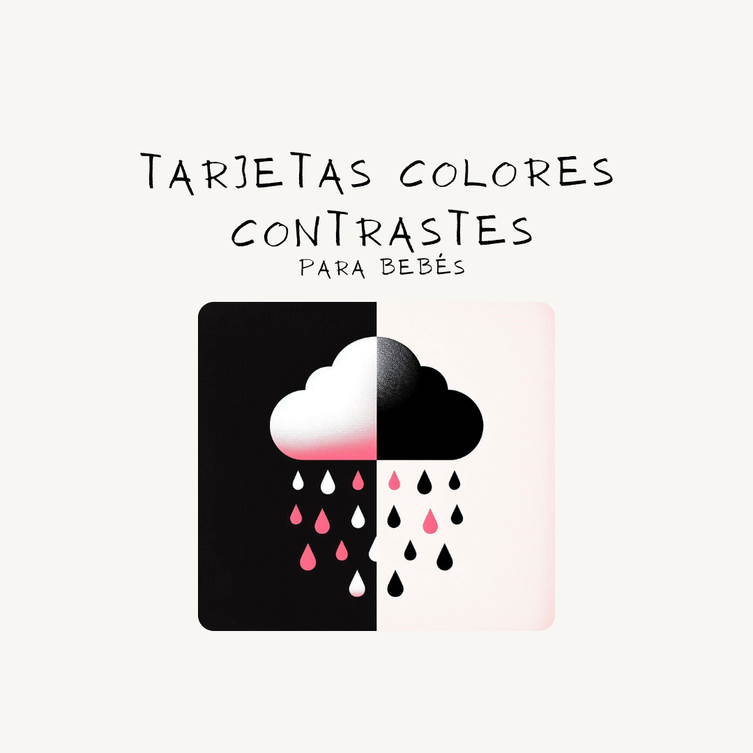 Tarjetas contraste para bebés