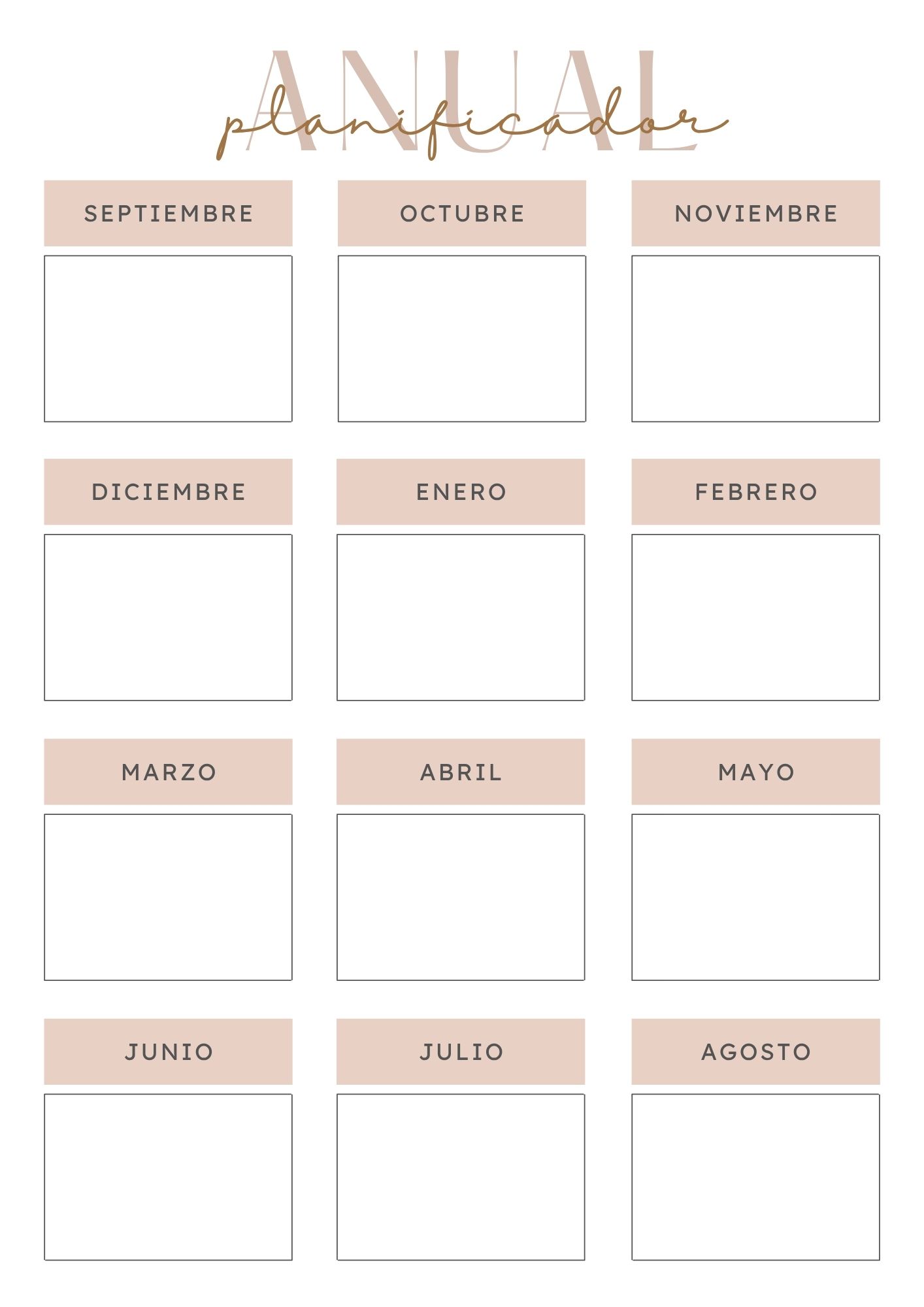Planificador para Mamás 2025-2026