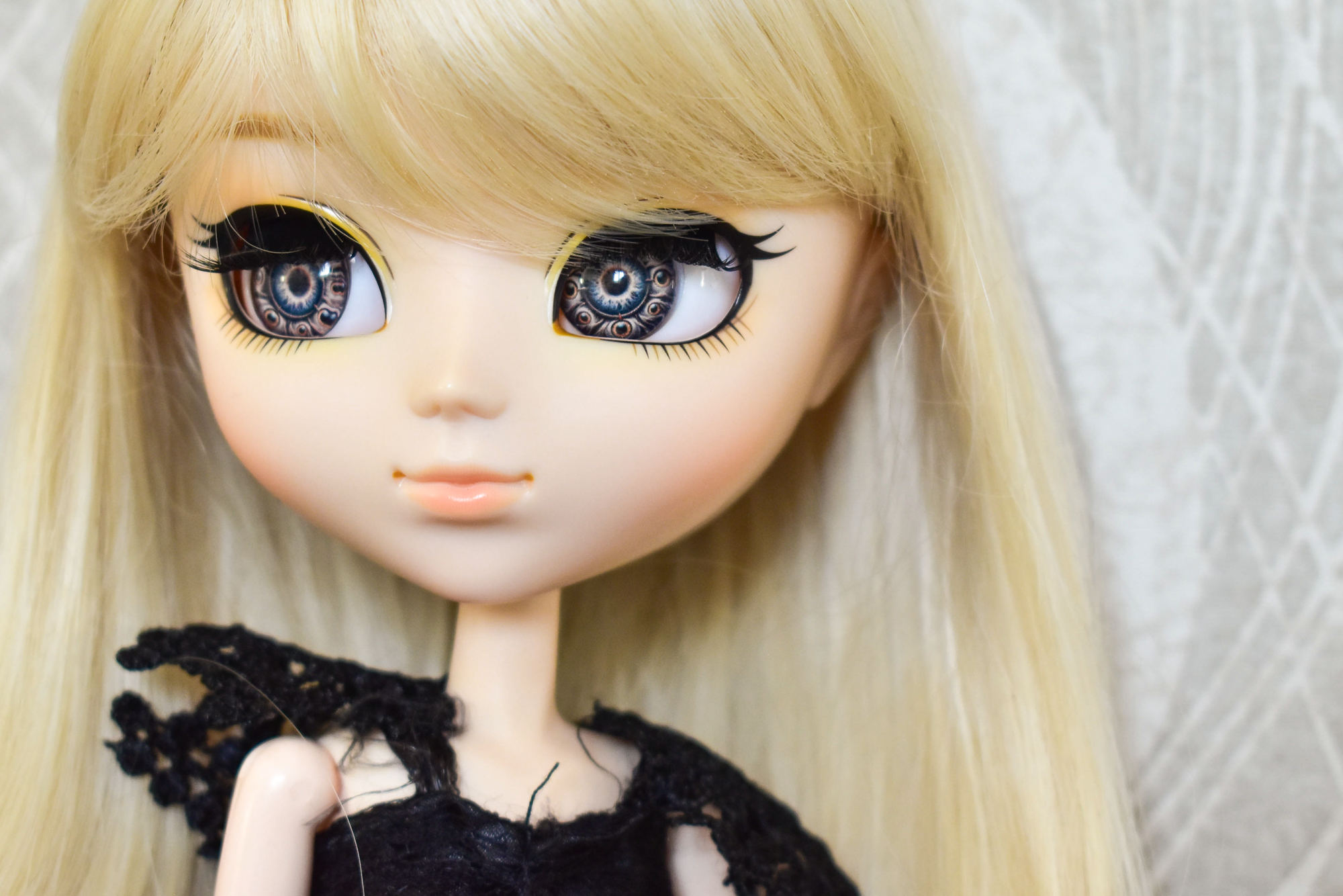 Eyechips marron bleu Hibou