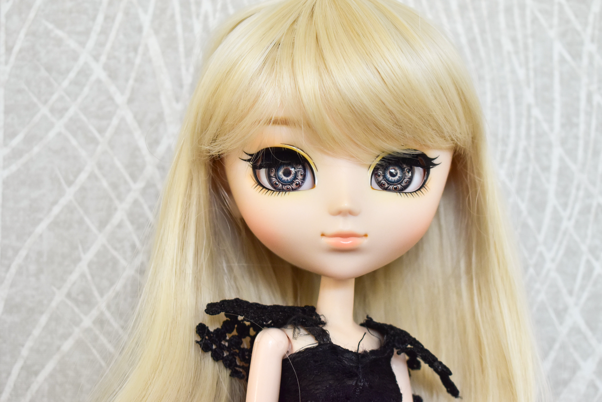 Eyechips marron bleu Hibou