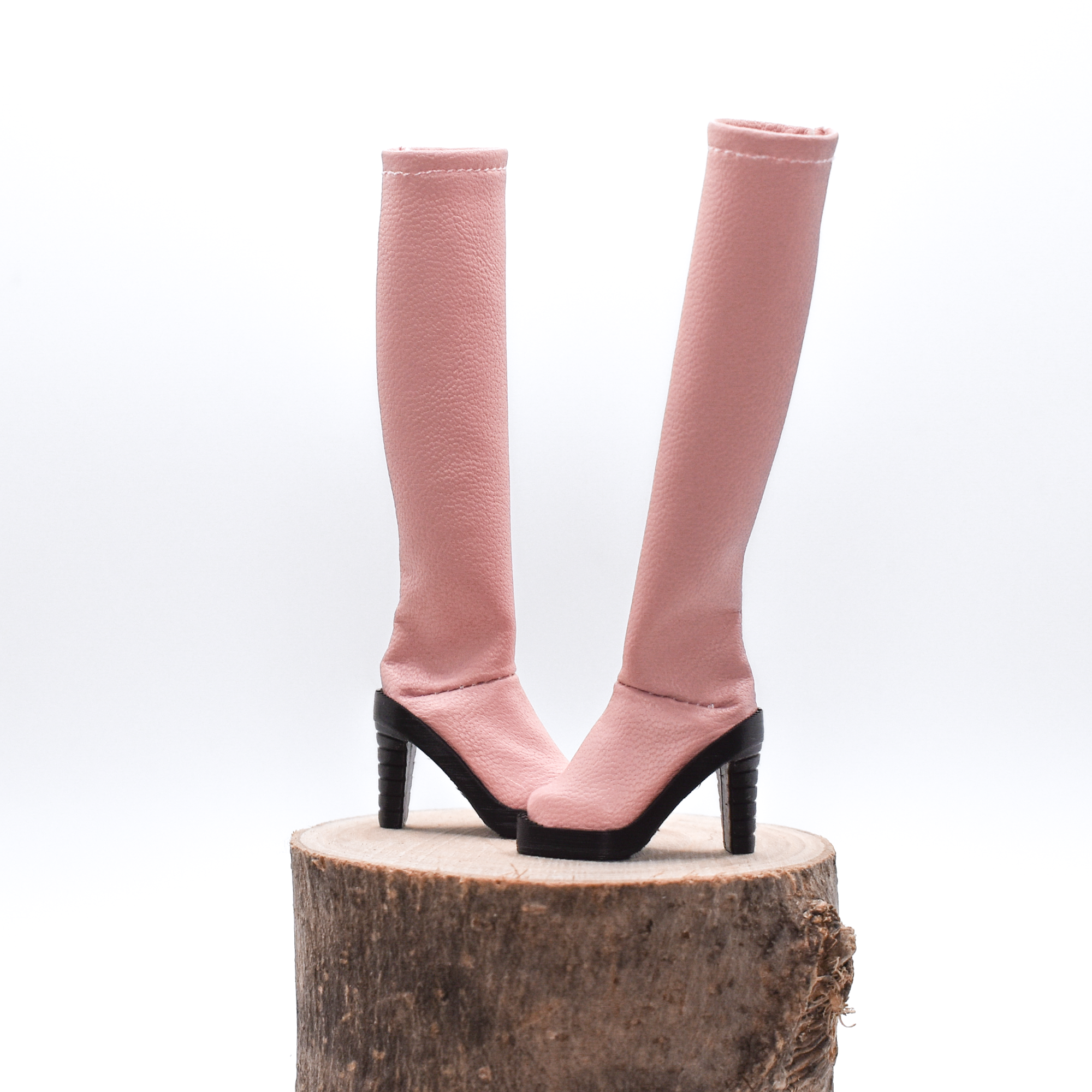 Bottes roses à talons hauts - Pink Cocobat