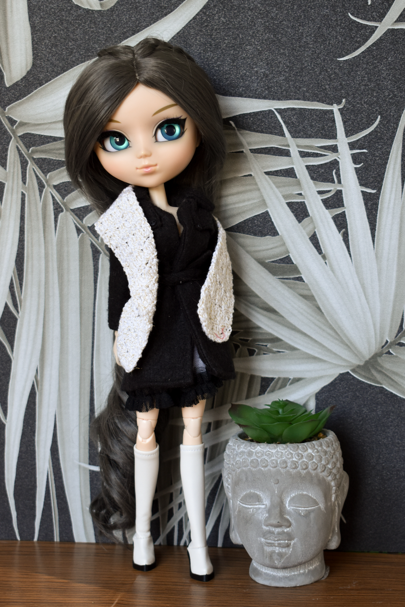 Bottes blanches à talons hauts - Domino