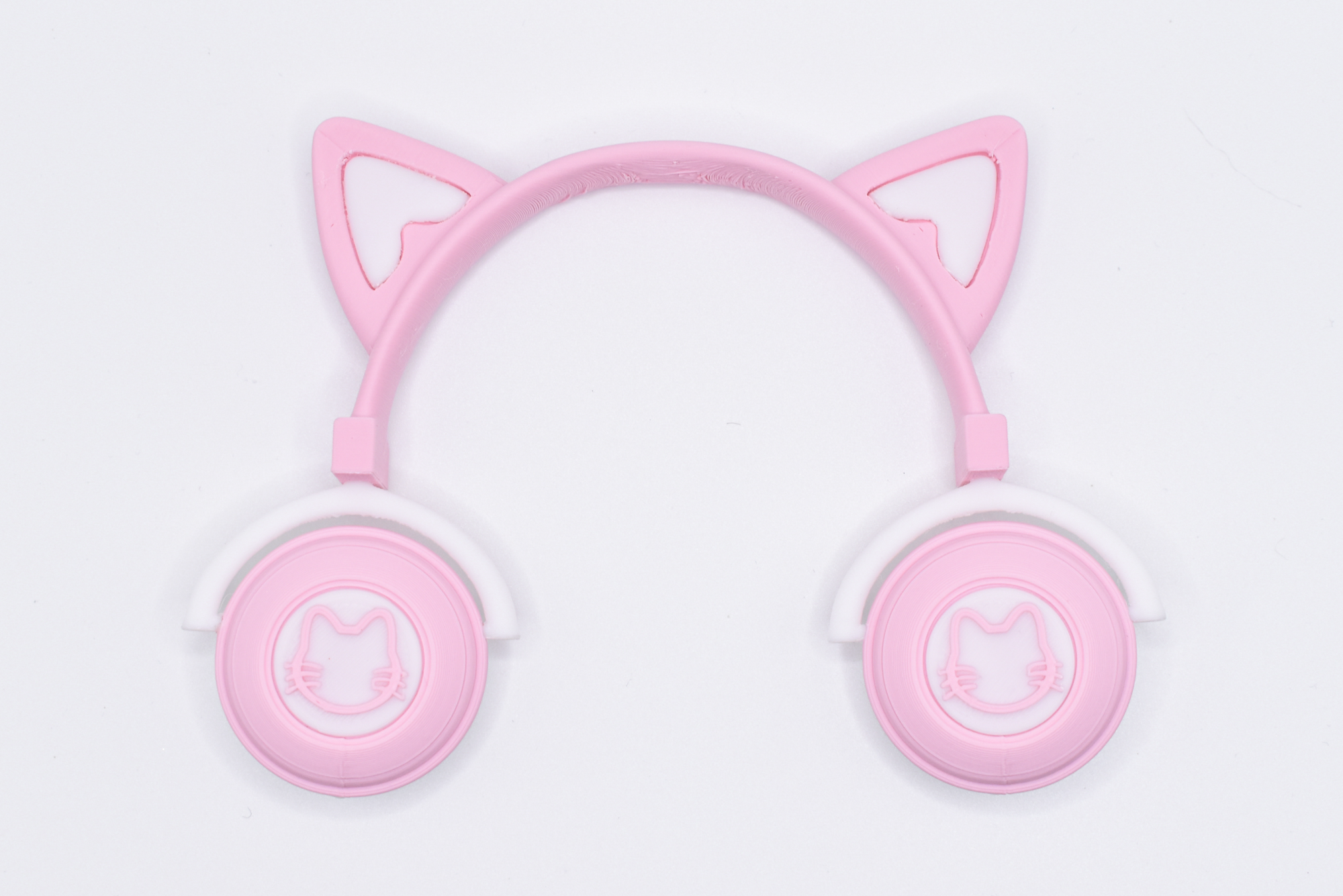 Casque audio - Chat rose