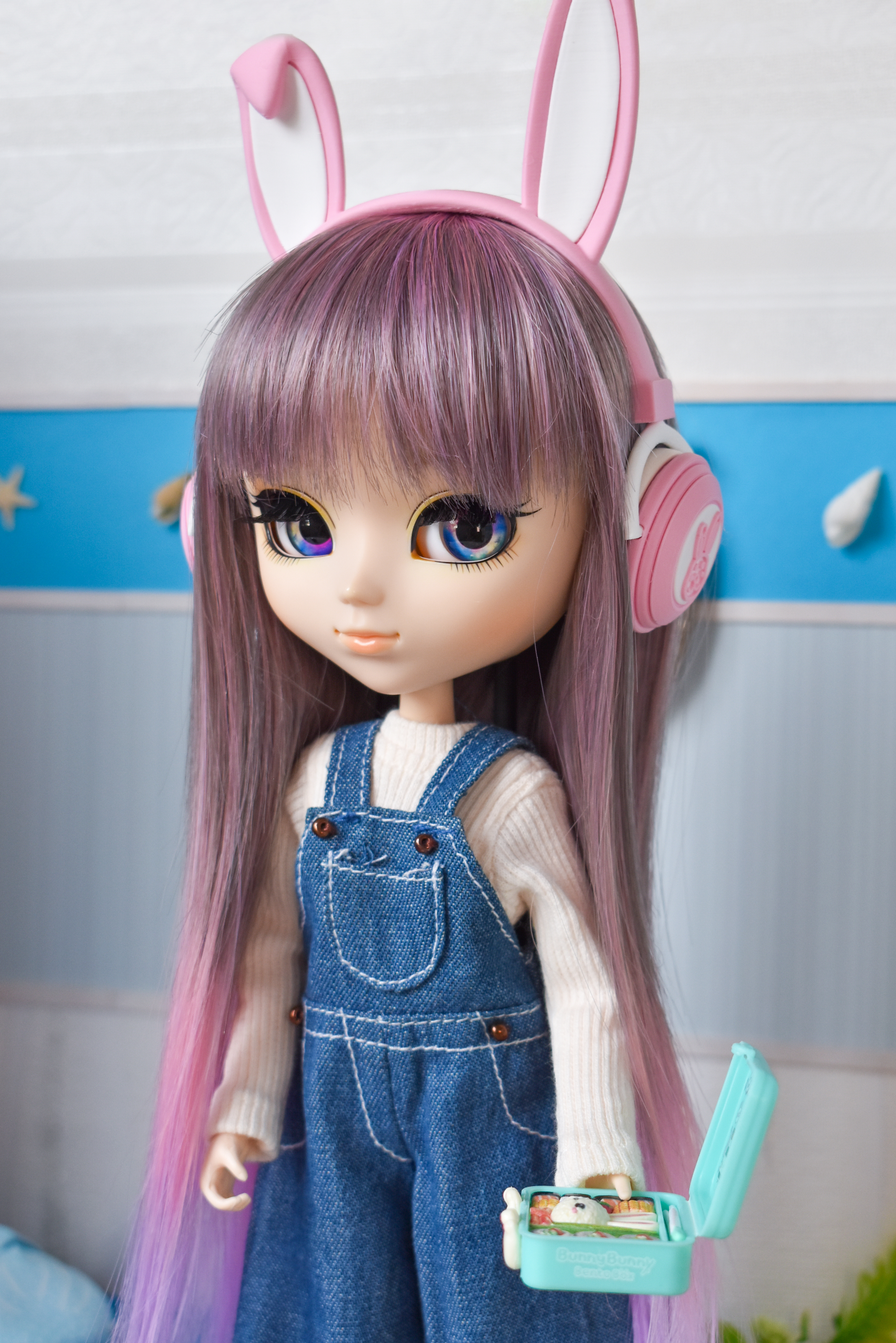 Casque audio - Lapin rose