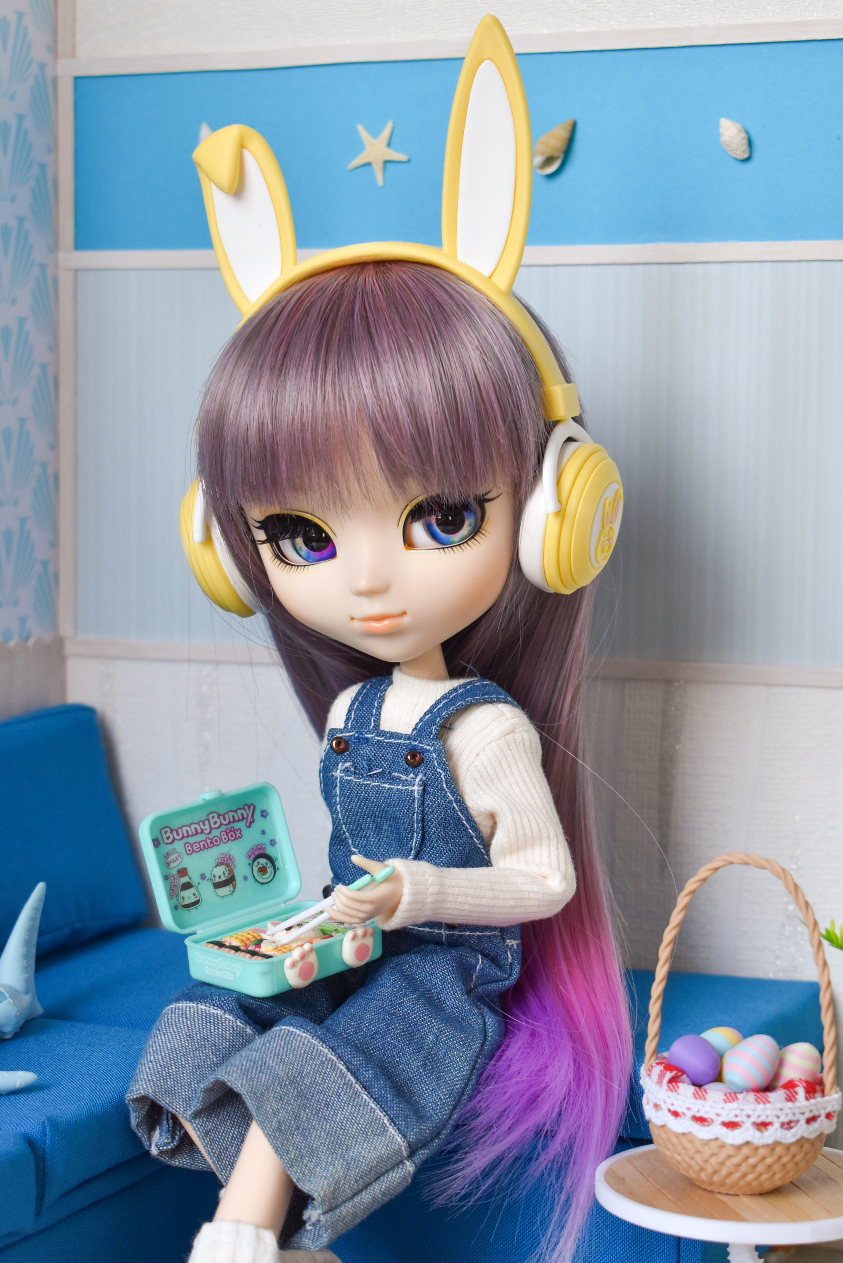 Casque audio - Lapin jaune