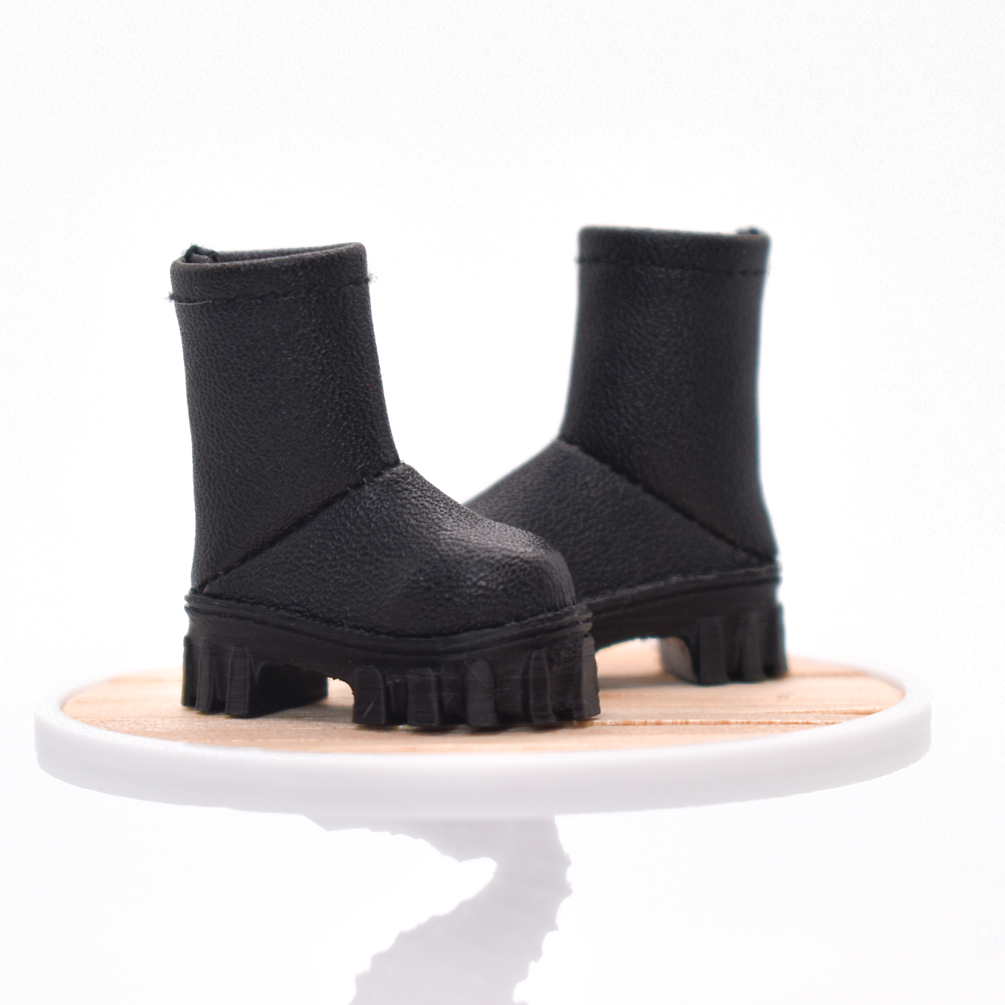 Bottines noires - Obsidienne